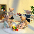 1:12 Scale Interchangeable 5.9-Inch Mini Mouse Dollhouse Accessories Figurines Ornaments Festive Decor Perfect Gift