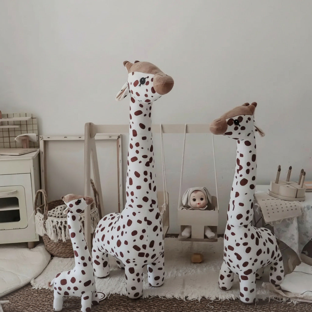 Brown Giraffe Doll, Baby Sleeping Companion Doll, Comfort Doll , Gift, Newborn Room Decoration