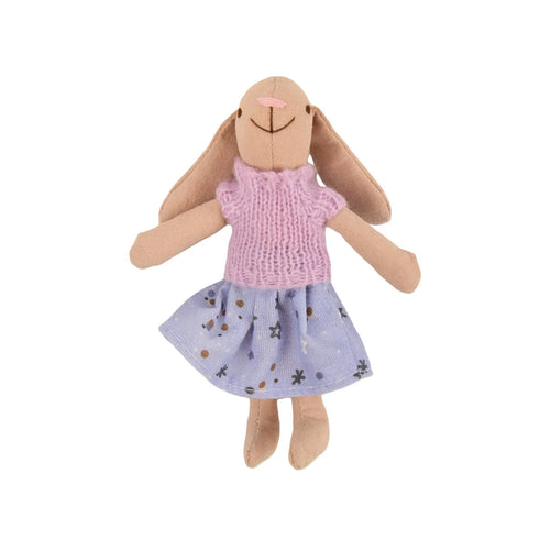13CM Plush Rabbit Animal Doll Kawaii Rabbit Soft Dolls Christmas Presents Birthday Gift