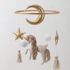 Unicorn Baby Mobile for Crib Baby Girl Mobile Unicorn Nursery Decor