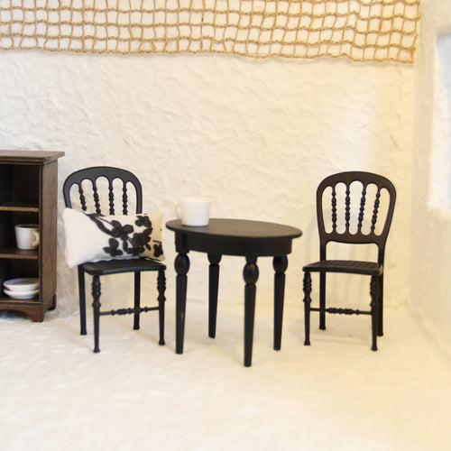 1:12 Miniature Furniture Iron Art Tables and Chairs Suitable for Mini House Decoration