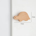 Wooden Door Handles Animal Wood Furniture Handles for Cabinets Dressers Drawers Door Knobs Kitchen Cupboard Wardrobe Pulls