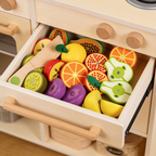 Wooden Cutting Food Set